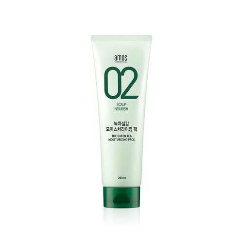 AMOS PROFESSIONAL Korean Green Tea Nourishing Hair Mask 8.45 oz (250ml) | Deep Conditioning Treat...
