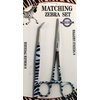 Tooltron Matching Zebra Sewing Needle Set, Tweezer and Gripper