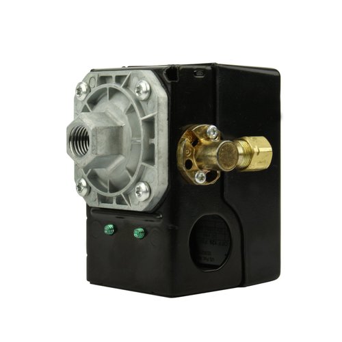 Pressure switch for air compressor made by Furnas / Hubbell 69JF9LY 140-175 single port w/ unloader & on/off lever