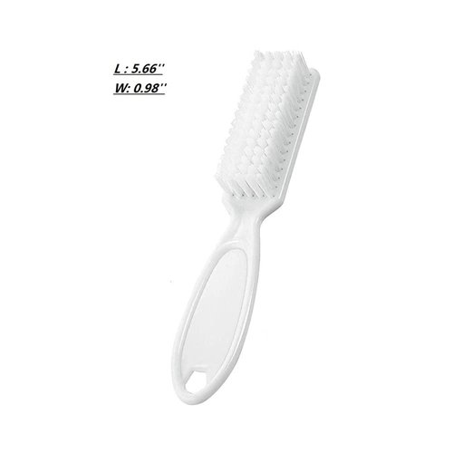 SQULIGT 12Pcs Nail Brush for Cleaning Fingernails, Handle Grip Cleaning Brush for Nail and Toenail, Nail Dust Brush Manicure Pedicure Tools Scrubbing Brush Women Men Home Salon(White)