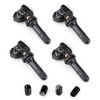 tuhaowa TPMS Tire Pressure Monitoring System Sensor 433MHz GM Preprogrammed 13598773 Replacement Compatible with Chevy Cadillac GMC Buick (4 Packs)