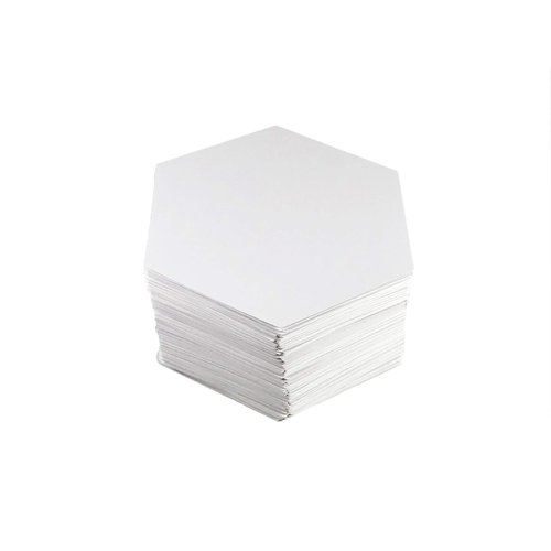 Apostrophe Games Blank Hexagon Playing Cards (Matte Finish) 3.25" x 3.75", 120 Blank Cards, Board Game Cards