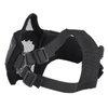OneTigris X Storm Airsoft Mask Foldable Mesh Mask with Removable Shark Jaw Morale Patch (Black Teeth)