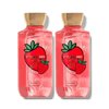 Bath & Body Works Strawberry Soda Shower Gel Gift Sets 10 Oz 2 Pack (Strawberry Soda), 1.25 pounds
