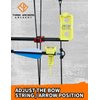 THREE ARCHERS Archery Bow Tuning and Mounting String Level Combo Kit for Compound Bows (Yellow)