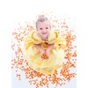 Little Adventures Deluxe Yellow Beauty Princess Dress Up Costume (Small Age 1-3) - Machine Washable Child Pretend Play and Party Dress with No Glitter