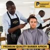 Multi-Purpose use Barber Apron, Black Apron with 2 Pockets, Waterproof Chef Apron for Men and Women, Useful for Various Purposes Such as Cooking, Grilling, Painting, Barber Aprons, Gardening and BBQ.