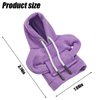 BELOMI Car Gear Shift Cover, Fashionable Hoodie Automotive Gear Shift Knob Protector, Mini Sweater Shirt Gear Shift Knob Cover, Universal Car Decor Accessories (Purple)