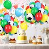 Toy Inspired Stroy Balloons, 12inch Cartoon Balloons Blue Red Yellow Green Cow Print Balloons Arch Garland Kit for Kids Boys Girls Birthday Supplies Party Decorations Themed Party Decor