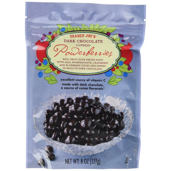 Trader Joe's Dark Chocolate Covered Powerberries...8 Oz. Bag