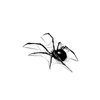 Oottati 2 Sheets Waterproof Small Cute Fake Hand Wrist Temporary Tattoos Stickers Halloween Horror 3D Realistic 4pcs Black Spider Webs