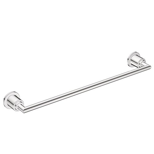 Moen YB0818CH Arris 18-Inch Modern Single -Towel Bar, Chrome