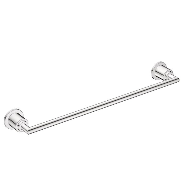 Moen YB0818CH Arris 18-Inch Modern Single -Towel Bar, Chrome