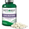 Vet's Best Gas Busters Dog Supplements for Gas Relief and Digestion Aid, 90 Chewable Tablets, USA Made