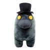 Zoofy Among Us - Black with Top Hat & Face Mask - 12" Plush