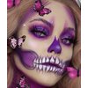 Go Ho Purple Face Paint Washable for Halloween Makeup,Creamy to Gel Water Based Purple Face Body Paint Full Coverage forCosplay SFX Costumes Festivals Makeup,25g