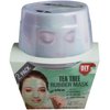 Lindsay Home Aesthetics Tea Tree Rubber Face Mask - Soothe Dry Skin by Reducing Itching and Irritation Rejuvenating, Oil Control, Hydrating Skin Benefits, 2 Masks 5.04 oz