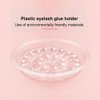 Kukiwhy 100 Pcs Eyelash Glue Holder False Eyelashes Glue Holder Eyelash Extension Glue Holder Pallet Pads