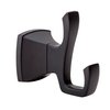 Pfister Venturi Towel Hook, Bathroom Towel Hook, Wall-Mounted, Screw-In, Matte Black Finish, BRHVNC0B
