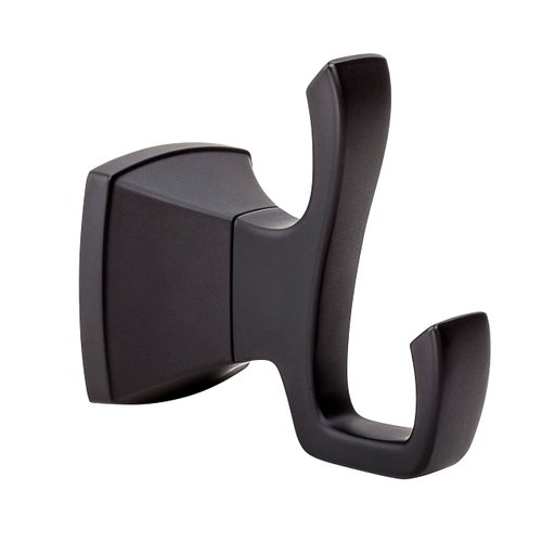 Pfister Venturi Towel Hook, Bathroom Towel Hook, Wall-Mounted, Screw-In, Matte Black Finish, BRHVNC0B