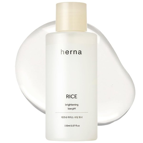 Herna Rice Soothing Toner - Rice Facial Toner, Replenishing & Skin Tone Up, Skin Korean Moisturizing Balance Care (150ml/5.07fl.oz)
