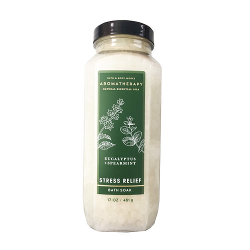 Bath & Body Works Bath & Body Works Aromatherapy Stress Relief Eucalyptus Spearmint 17.0 Oz Bath Soak, 17.0 Oz