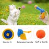 Andiker Cat Toy Balls Set, 30pcs Plush Cat Pom Pom Balls & a Plastic Cat Fetch Toy Launcher Set for Cat Catch and Fetch Interactive Cat Toy with Colorful Cat Balls for Indoor Cat (30 balls+1 launcher)