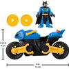 Fisher-Price Imaginext DC Super Friends Batman Toy Figure and Transforming Batcycle for Pretend Play Kids Ages 3+ Years