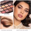 Eye Shadow Palette Pro, Eye Shadow Palette Professional 18 Colors High Pigmented Warm Neutral Metallic Blendable Creamy Eye Shadow Pallet Set(Smoky Eye Shadow)