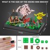 Finger Rock Cherry Blossom Bonsai Tree Building Set, Creative Japanese Tranquil Zen Gardens, Sakura Flowers and Plants Display Model Gift for Adults Teens 14+ (2280 PCS)