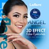 Laflare Laflare® 3D MINK ANGEL Eyelashes,10 Single Packs Luxury Synthetic False Eyelashes,16mm Dramatic Look Maximum Volume. Flare shape, Reusable Faux Lashes (AM21X10P, 10, Count)