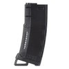 Lancer Tactical Airsoft M4 M16 Series Polymer 130 Round Transparent Window High Speed Mid-Cap Airsoft Magazine Color Black