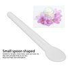 Cosmetic Spatula, 50pcs Cosmetic Cream Spatula Small Spoon Shaped Washable Eye Cream Spatula for Nail Glue Spatula Facial Cream Mask Scoop Skin Care Plastic Spoon for Mixing