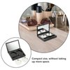 Empty Magnetic Eyeshadow Makeup Palette with 2Pcs Round Metal Pans,Magnetic Makeup Palette, Empty Makeup Palette，Aluminum Blush Empty Magnetic Eyeshadow Case,Customizable Beauty Organizer