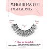 Natural Lashes Mink Natural Eyelashes False Eyelashes Natural Look False Lashes Wispy Eye Lashes Cat Eyelashes Fake Lashes KD45