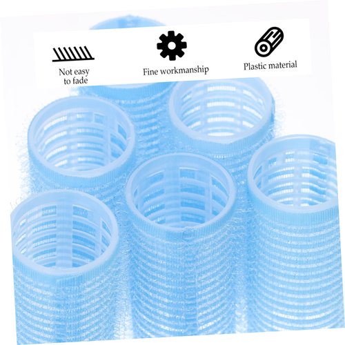 Beatifufu 6pcs Self Holding Rollers Hair Curlers Rollers Best Curling Iron Hair Rollers for Medium Hair Jumbo Hair Rollers Hair Curler Types Hair Curls Styling Short Hair Makeup Tools
