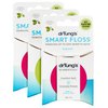 DrTung's Smart Floss - Natural Floss, PTFE & PFAS Free Floss, Gentle on Gums, Expands & Stretches, BPA Free Floss - Natural Dental Floss Cardamom Flavor (Pack of 3)
