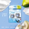 Febreze Car Air Fresheners, Linen & Sky, Odor Fighter for Strong Odors Car Vent Clips (2 Count)