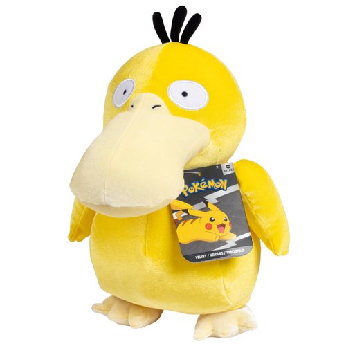 Pokémon 8" Psyduck Plush - Officially Licensed Velvet Edition - Authentic Quality Soft Stuffed Animal Toy Figure - Christmas Stocking Stuffer Gift for Kids, Boys, Girls - 2+