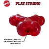 SPOT by Ethical Products - Play Strong - Trident Bone - Dog Toy for Aggressive Chewers Interactive Durable Dog Toy Red 6-Inch