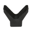 Seachoice Molded Y Bow Stop, Black, Boat Trailer, 2 in. X 2 in. X 3/8 in.