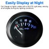 WATERWICH 3 in 1 Car Meter Auto Gauge（Voltmeter + Water Temperature Gauge + Oil Pressure Gauge) 2" 52mm Triple Gauge Kit for Car Truck Vehicle Motorcycle Tractor and Marine