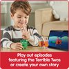 hand2mind Numberblocks Four and The Terrible Twos, Cartoon Action Figure Set, Toy Figures, Play Figure Playsets, Small Figurines for Kids, Number Toys, Math Toys, Stocking Stuffers for Kids 3-5