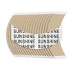 Sunshine Tape Sunshine Hairpiece Wig Tape (72 Pieces) - CC Curve - Double Sided Adhesive Tape for Toupee Lace Front Wig Strong Hold Waterproof Strips