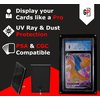Genius Plays Single PSA & CGC Graded Card Display Frame & Stand - Wall Mountable, Clear Acrylic Case with Professional Look, Easy Assembly, for Sports & Trading Cards