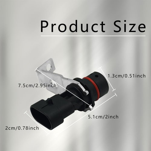 Crankshaft Position Sensor, Engine Crankshaft Position Sensor Suitable for Chevy Silverado Suburban C1500 K1500 K2500 K3500 G30 P30 GMC Pickup Cadilla, Repaces OEM # 12596851 10456042 10456256, 5S1