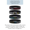 Inkstone Serenity Prayer Bracelets Silicone Wristbands Unisex Sobriety Recovery Gifts