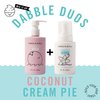 Dabble & Dollop Coconut + Vanilla Body Wash & Shampoo - 3 in 1 Natural Bubble Bath for Kids, USA-Made, Paraben & Sulfate Free, Vegan, Gluten-Free, Tear-Free (Pack of 2)