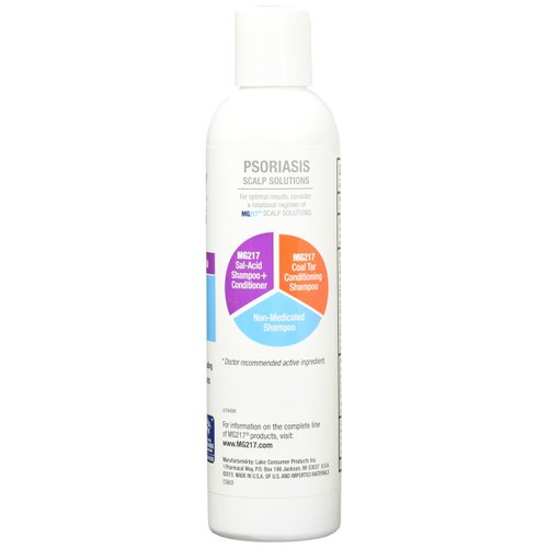 MG217 Therapeutic Salicylic Acid Shampoo and Conditioner, 8 Fl Oz (Pack of 2)