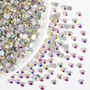 Beadsland Flatback Rhinestones Bulk,14400pcs Crystal AB Rhinestones for Nails Crafts Clothes DIY Decoration, Crystal AB, SS20, 4.6-4.8mm